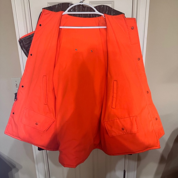 Hunting Jacket Camouflage/Reversible Realtree Sz XL - Picture 4 of 8